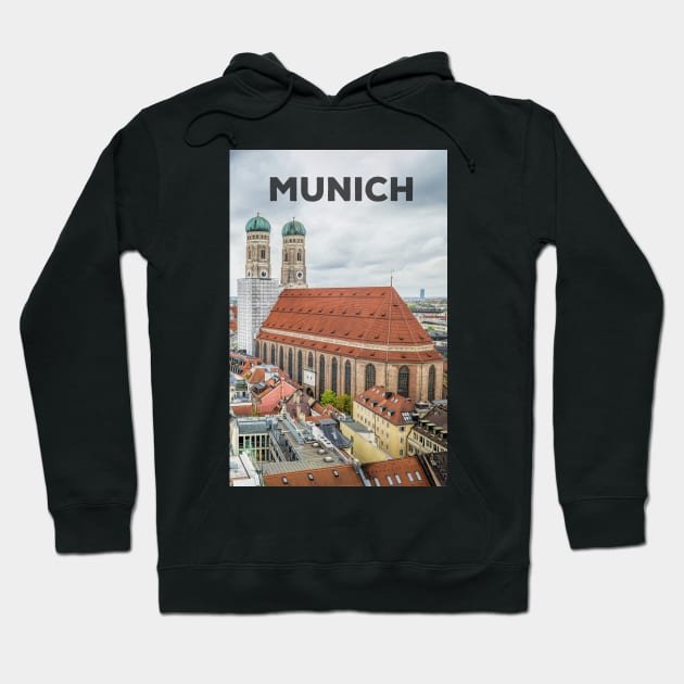 The Cathedral of Munich Hoodie by JJFarquitectos